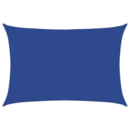 Sunshade Sail 160 g/m² Rectangular Blue 4x6 m HDPE