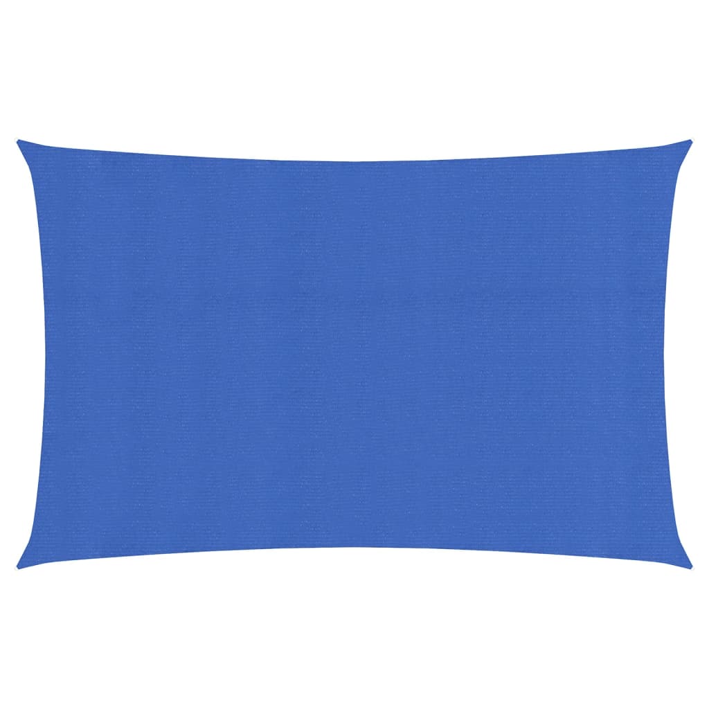 Sunshade Sail 160 g/m² Rectangular Blue 4x7 m HDPE