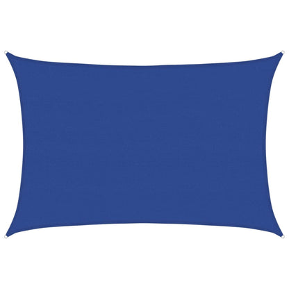 Sunshade Sail 160 g/m² Rectangular Blue 5x6 m HDPE