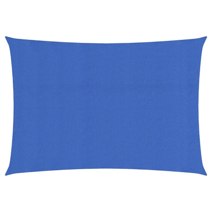 Sunshade Sail 160 g/m² Rectangular Blue 6x8 m HDPE