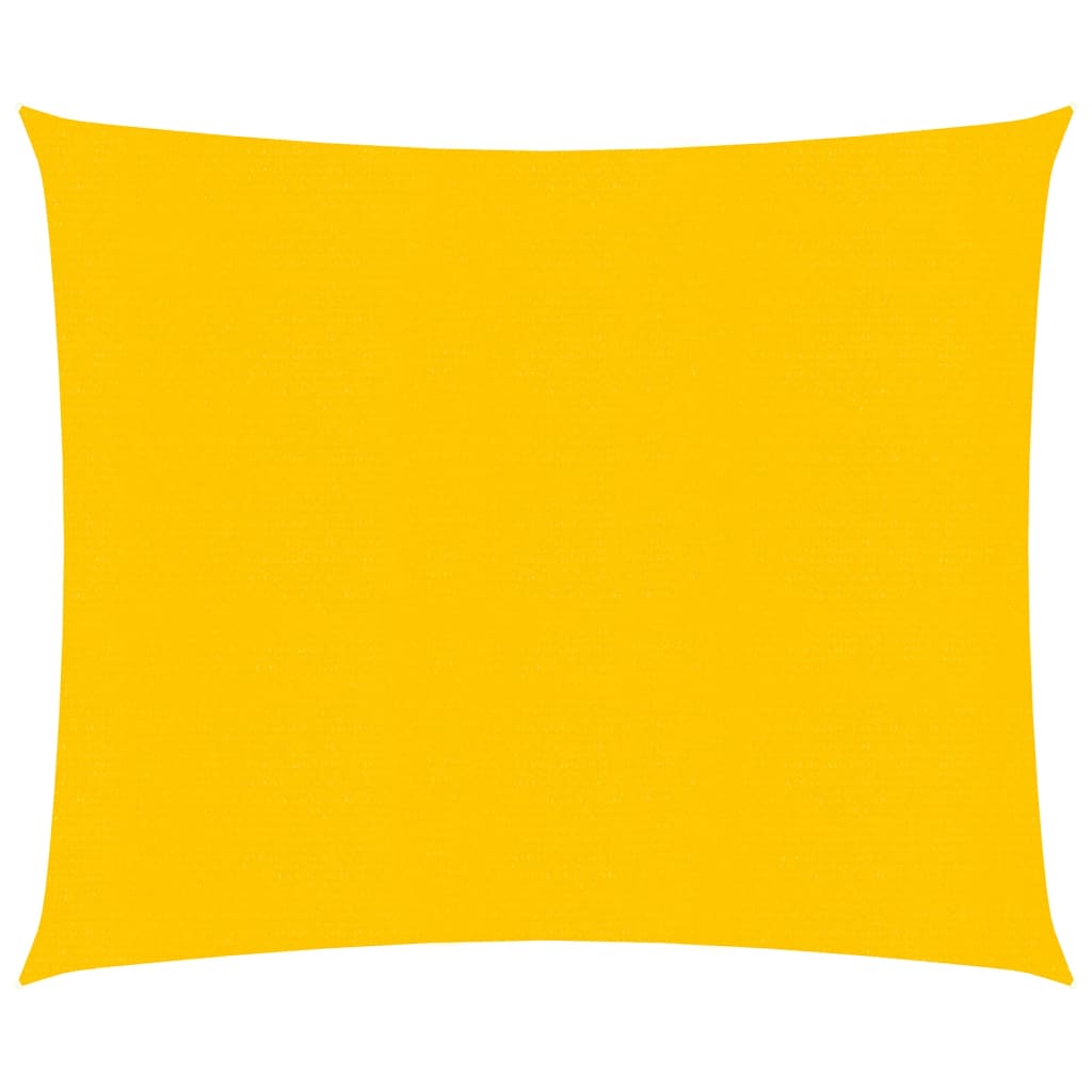 Sunshade Sail 160 g/m² Square Yellow 4x4 m HDPE