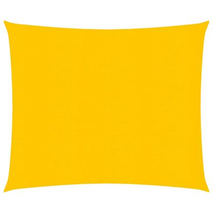 Sunshade Sail 160 g/m² Square Yellow 4x4 m HDPE