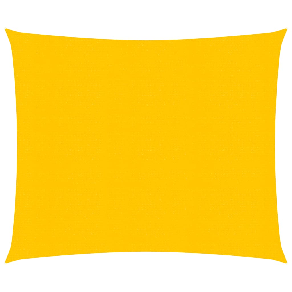 Sunshade Sail 160 g/m² Square Yellow 4.5x4.5 m HDPE