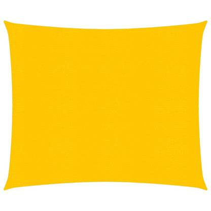 Sunshade Sail 160 g/m² Square Yellow 5x5 m HDPE