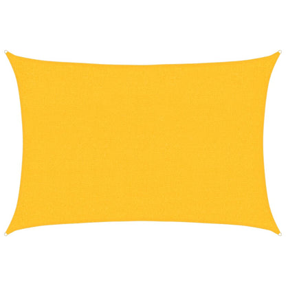 Sunshade Sail 160 g/m² Rectangular Yellow 2x2.5 m HDPE