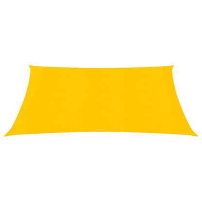 Sunshade Sail 160 g/m² Rectangular Yellow 2x2.5 m HDPE