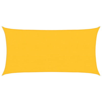 Sunshade Sail 160 g/m² Rectangular Yellow 2x3.5 m HDPE