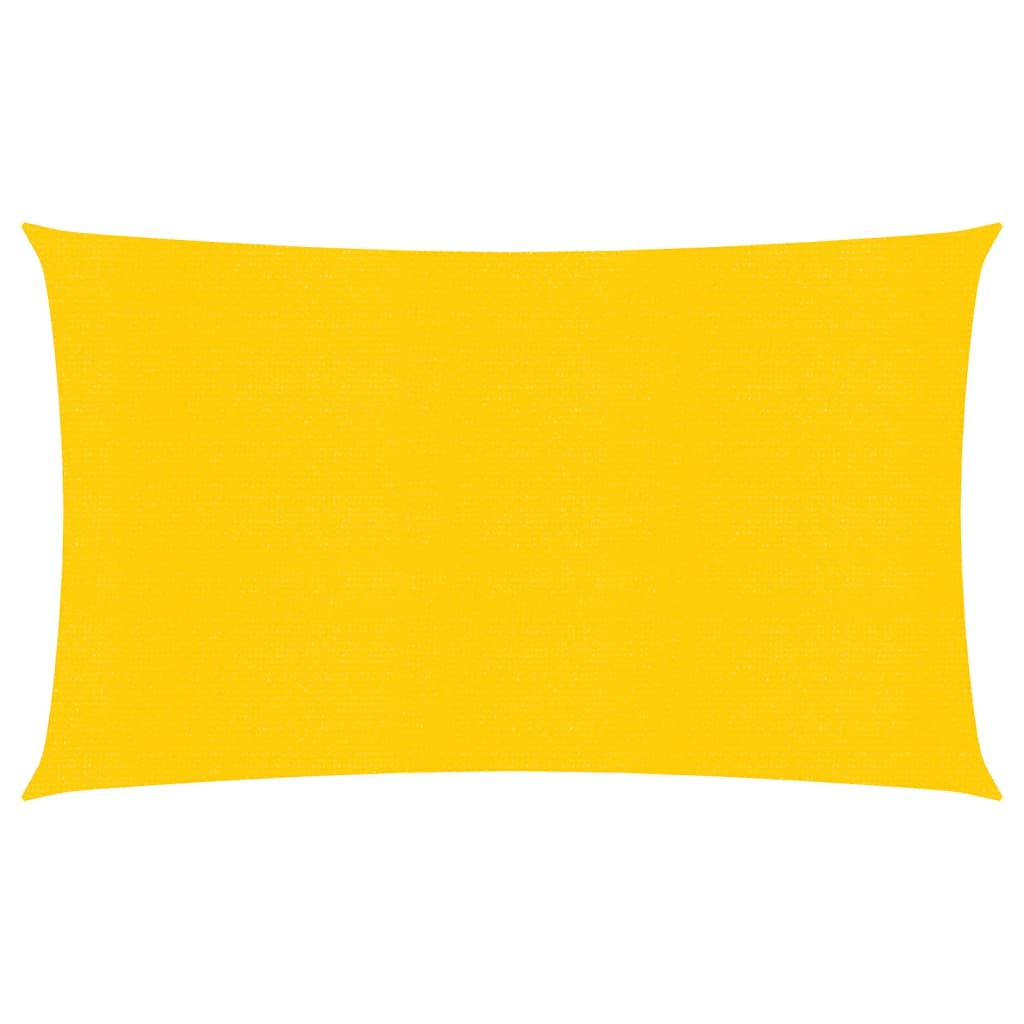 Sunshade Sail 160 g/m² Yellow 2x5 m HDPE