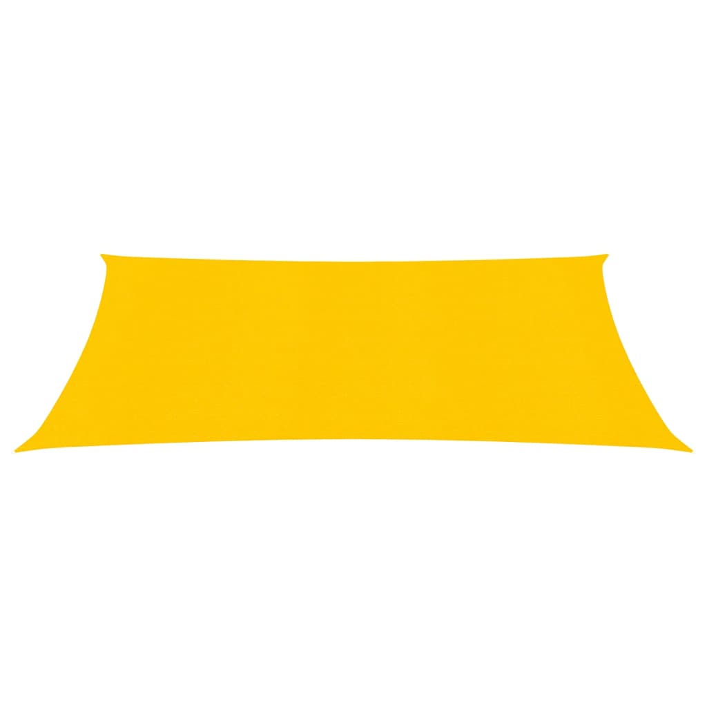 Sunshade Sail 160 g/m² Yellow 2x5 m HDPE