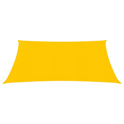 Sunshade Sail 160 g/m² Yellow 2.5x3 m HDPE