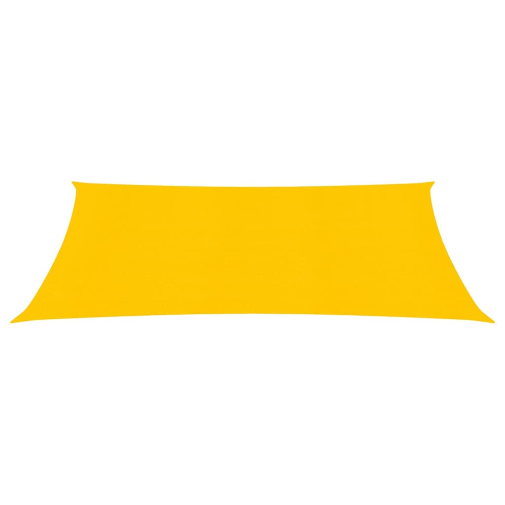 Sunshade Sail 160 g/m² Yellow 2.5x3.5 m HDPE