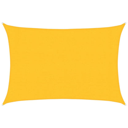 Sunshade Sail 160 g/m² Yellow 3x5 m HDPE