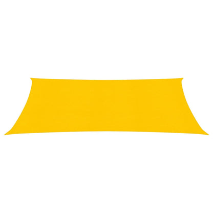 Sunshade Sail 160 g/m² Rectangular Yellow 4x6 m HDPE