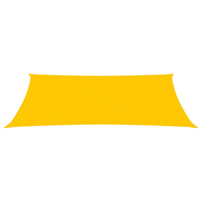 Sunshade Sail 160 g/m² Rectangular Yellow 5x7 m HDPE