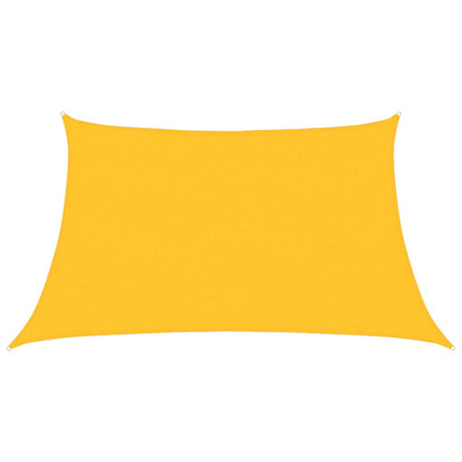 Sunshade Sail 160 g/m² Yellow 3/4x2 m HDPE