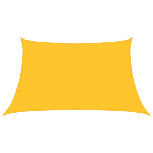 Sunshade Sail 160 g/m² Yellow 3/4x2 m HDPE