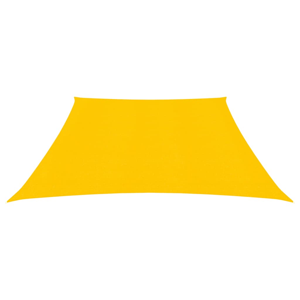 Sunshade Sail 160 g/m² Yellow 3/4x3 m HDPE