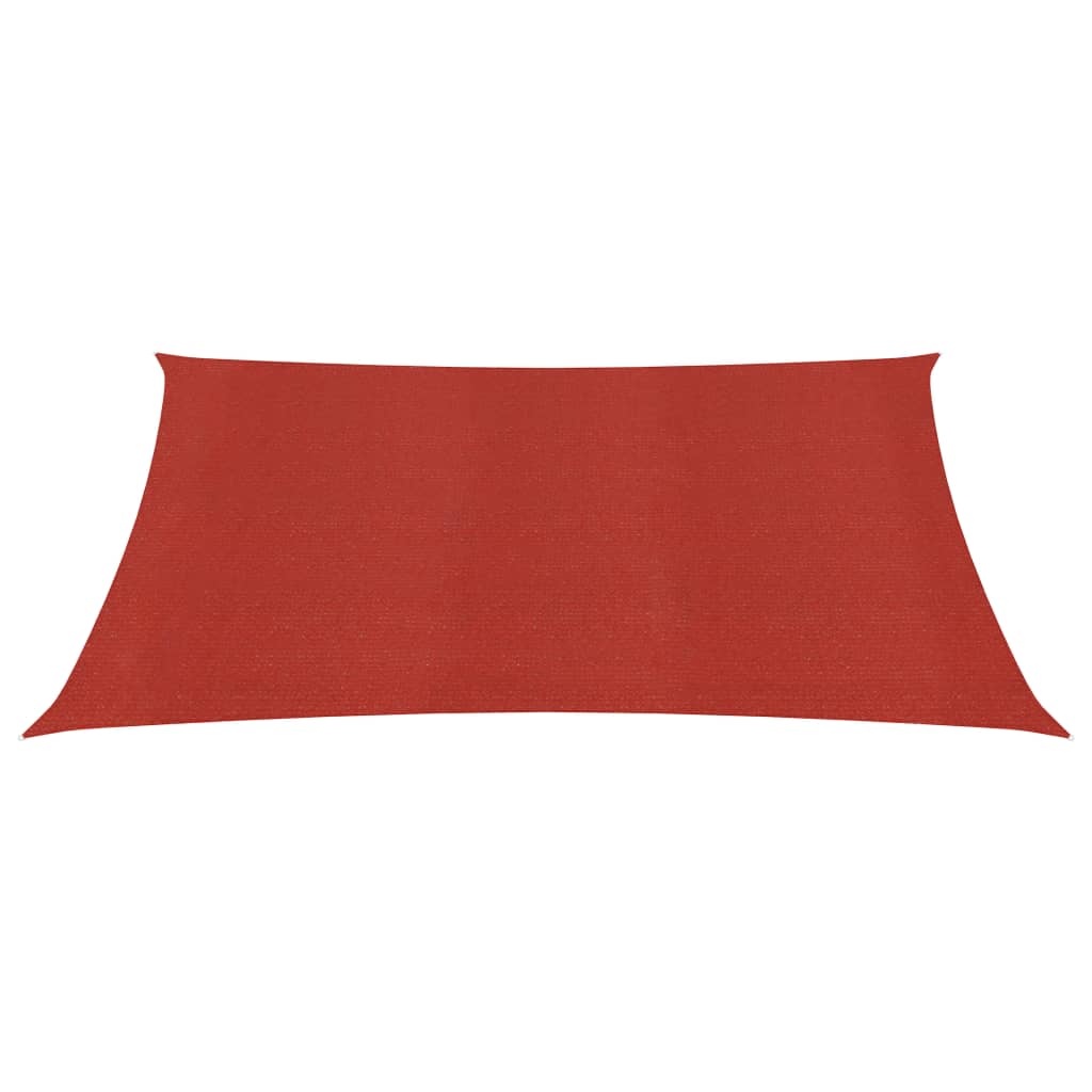 Sunshade Sail 160 g/m² Red 2.5x2.5 m HDPE