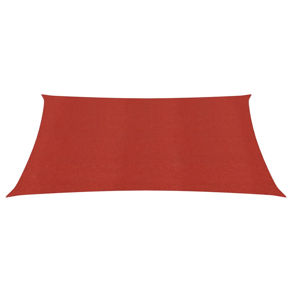 Sunshade Sail 160 g/m² Red 2.5x3 m HDPE