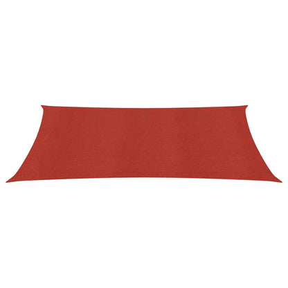 Sunshade Sail 160 g/m² Red 3x6 m HDPE