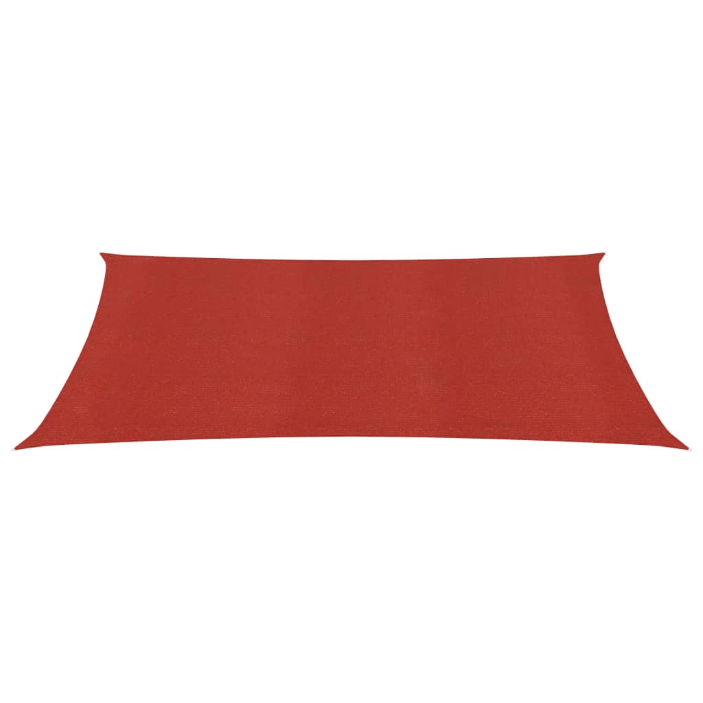 Sunshade Sail 160 g/m² Red 3.5x5 m HDPE