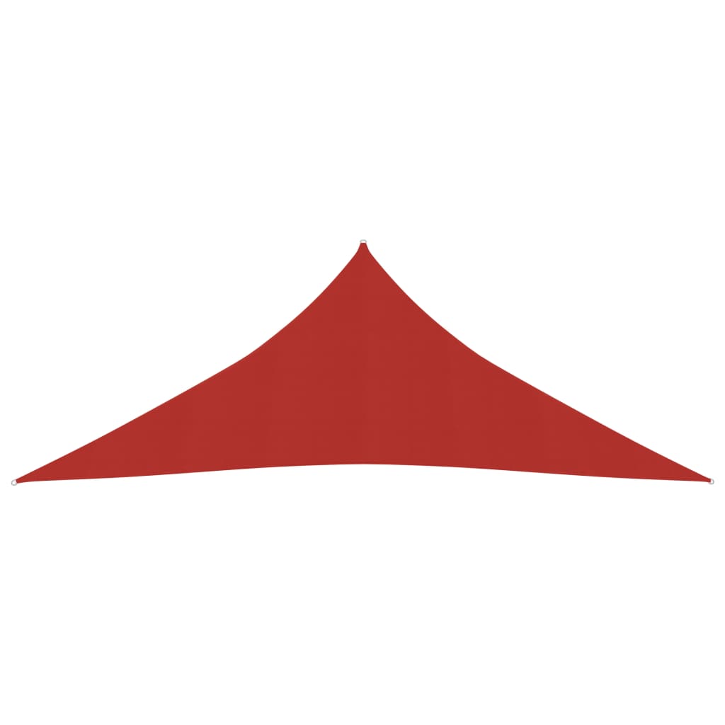 Sunshade Sail 160 g/m² Red 4x4x4 m HDPE