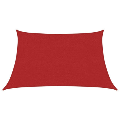 Sunshade Sail 160 g/m² Red 3/4x2 m HDPE