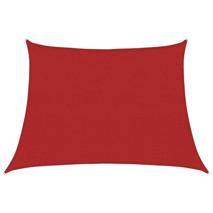 Sunshade Sail 160 g/m² Red 4/5x3 m HDPE