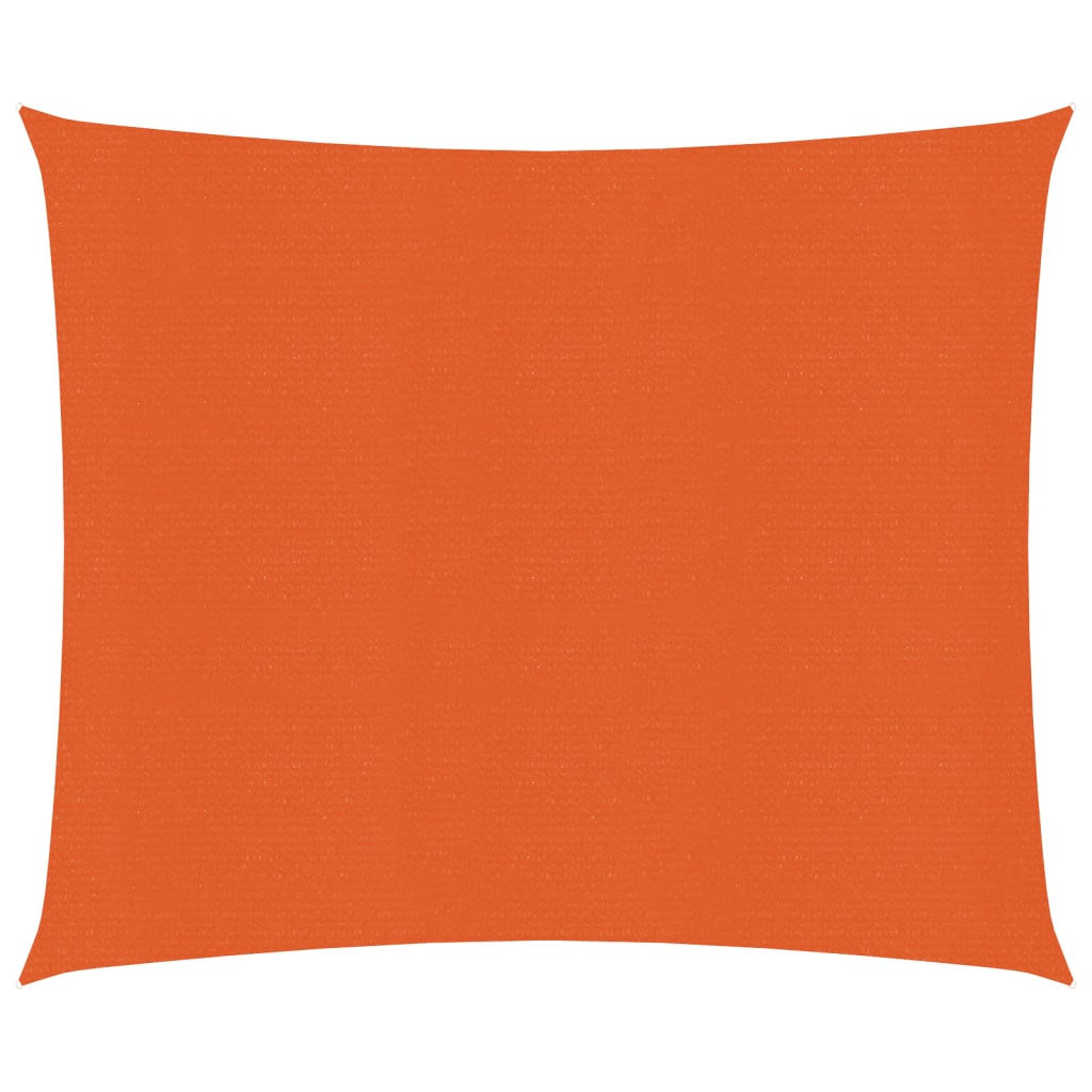 Sunshade Sail 160 g/m² Orange 2.5x2.5 m HDPE