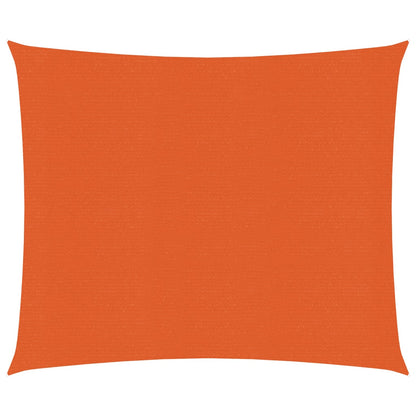 Sunshade Sail 160 g/m² Orange 2.5x2.5 m HDPE