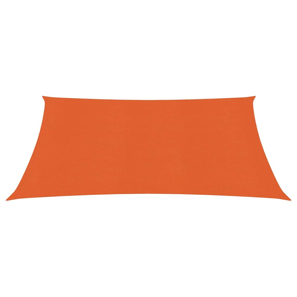 Sunshade Sail 160 g/m² Orange 2.5x2.5 m HDPE