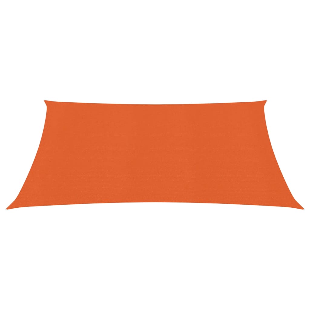 Sunshade Sail 160 g/m² Orange 3x3 m HDPE