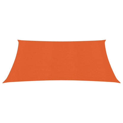 Sunshade Sail 160 g/m² Orange 3x3 m HDPE