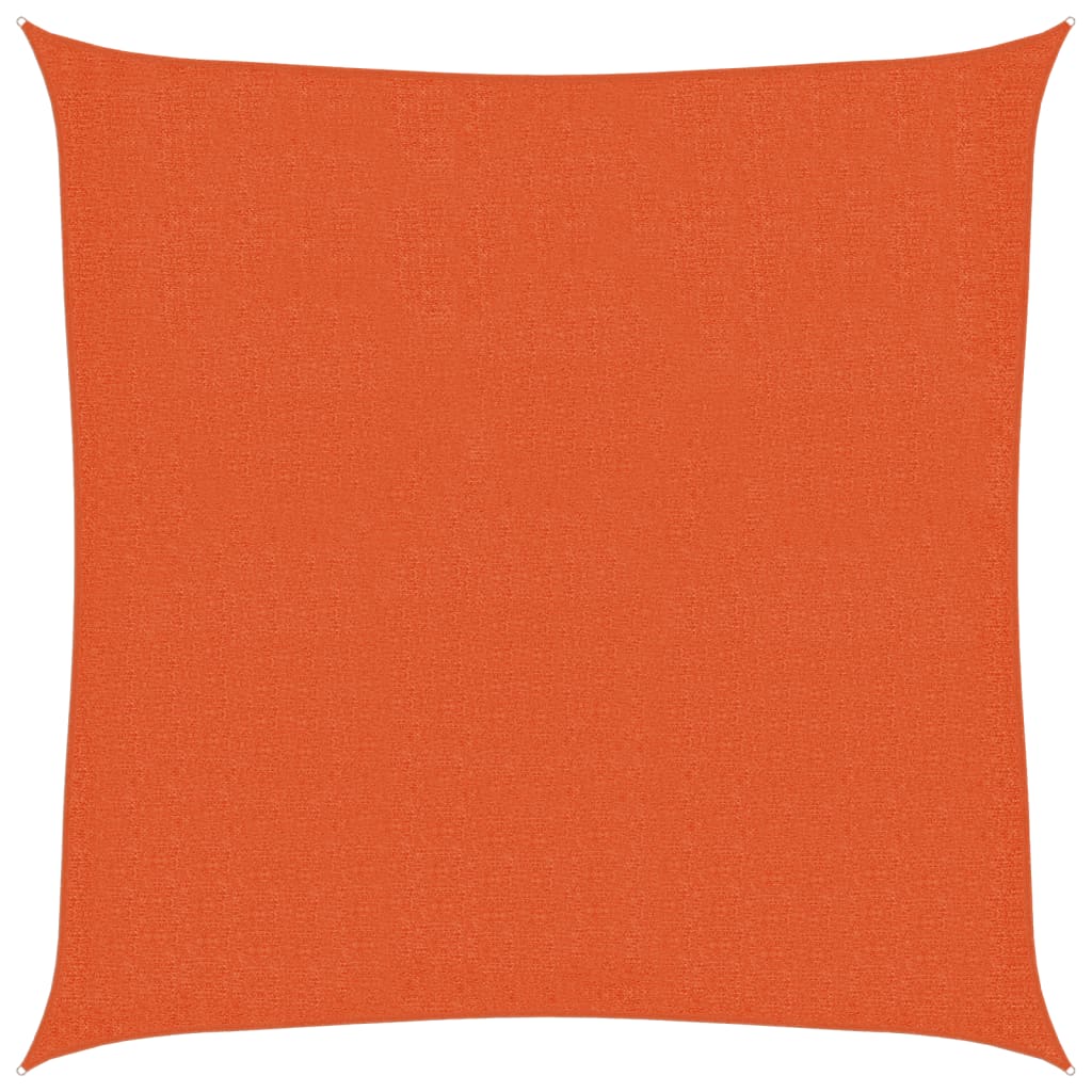 Sunshade Sail 160 g/m² Orange 3x3 m HDPE