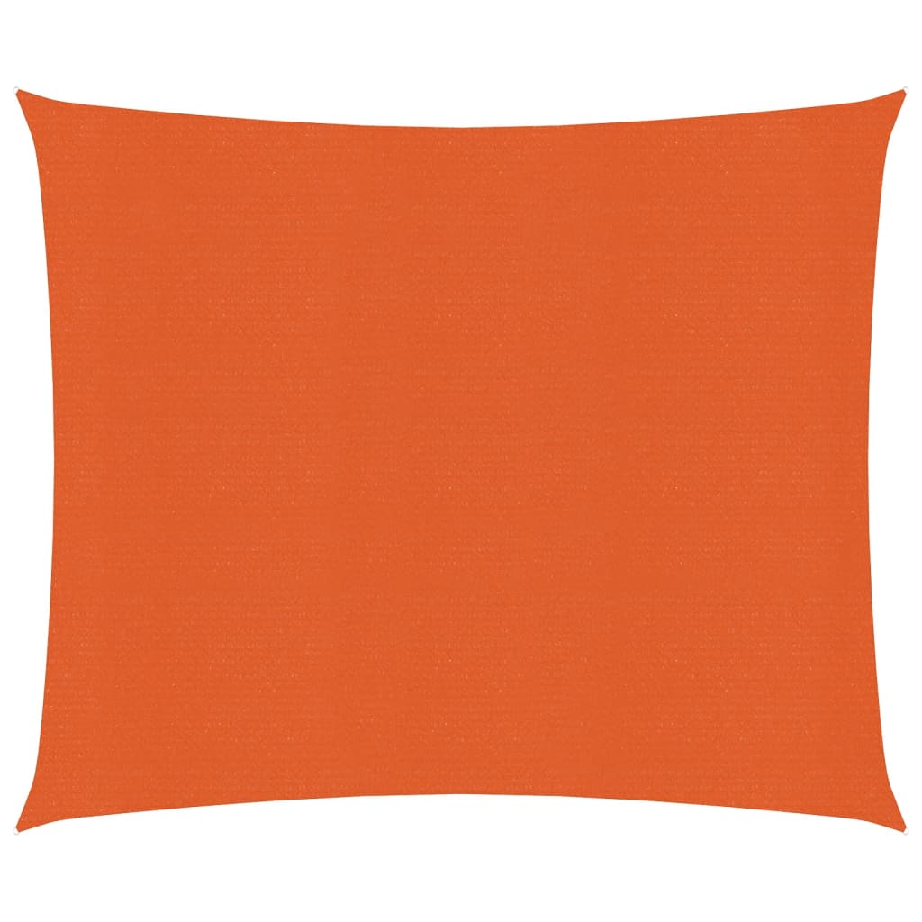 Sunshade Sail 160 g/m² Orange 3.6x3.6 m HDPE