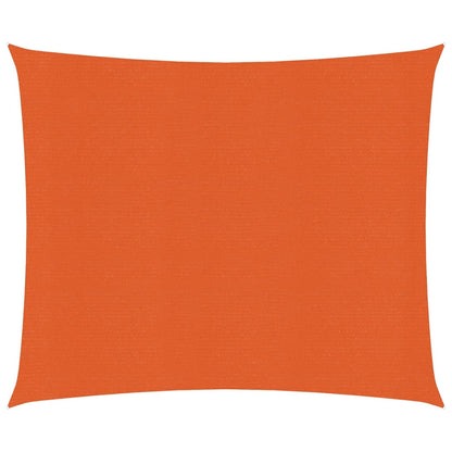 Sunshade Sail 160 g/m² Orange 3.6x3.6 m HDPE