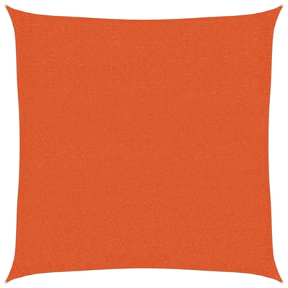 Sunshade Sail 160 g/m² Orange 3.6x3.6 m HDPE