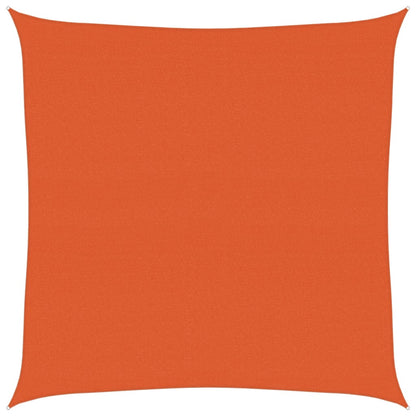 Sunshade Sail 160 g/m² Square Orange 4x4 m HDPE