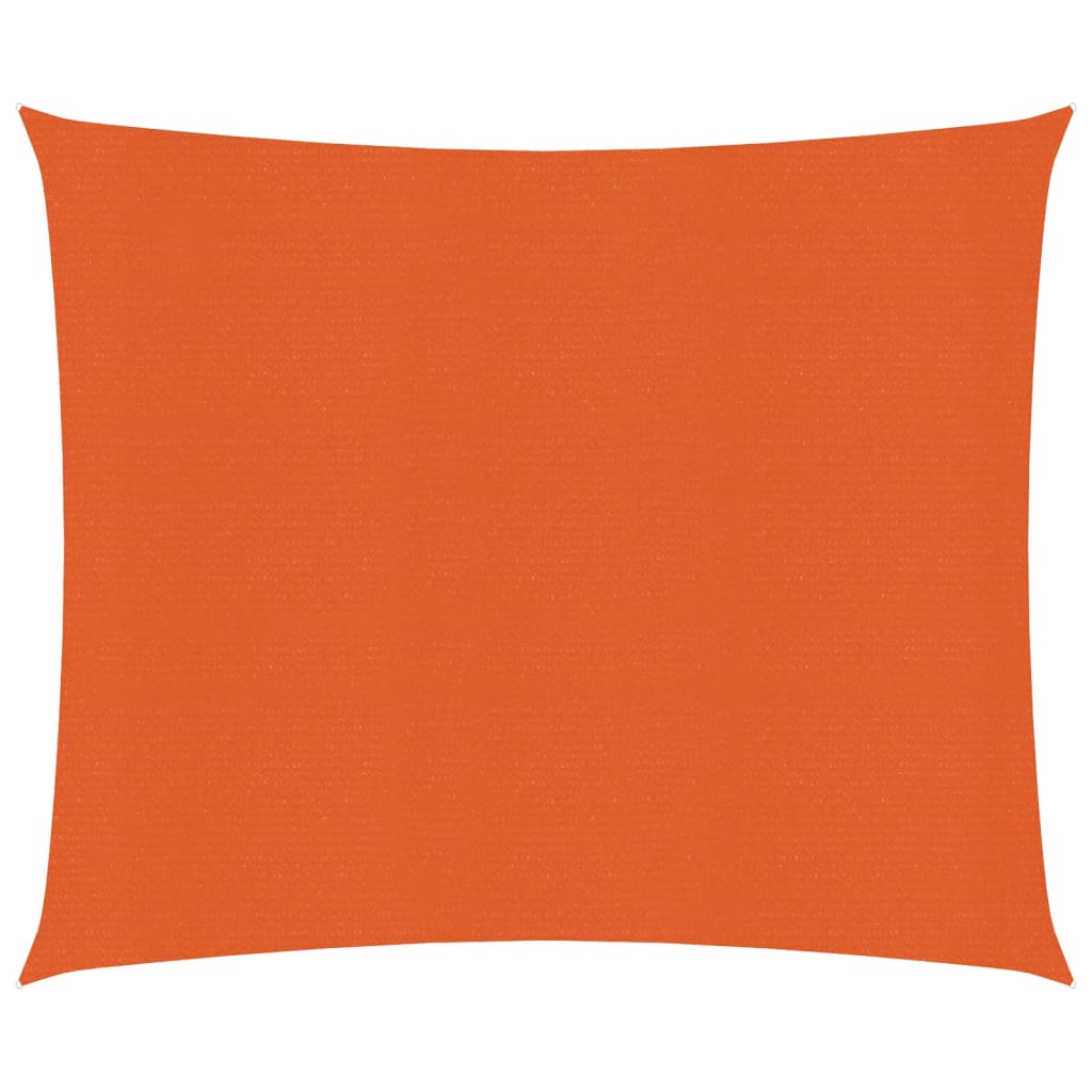 Sunshade Sail 160 g/m² Orange 2x2.5 m HDPE