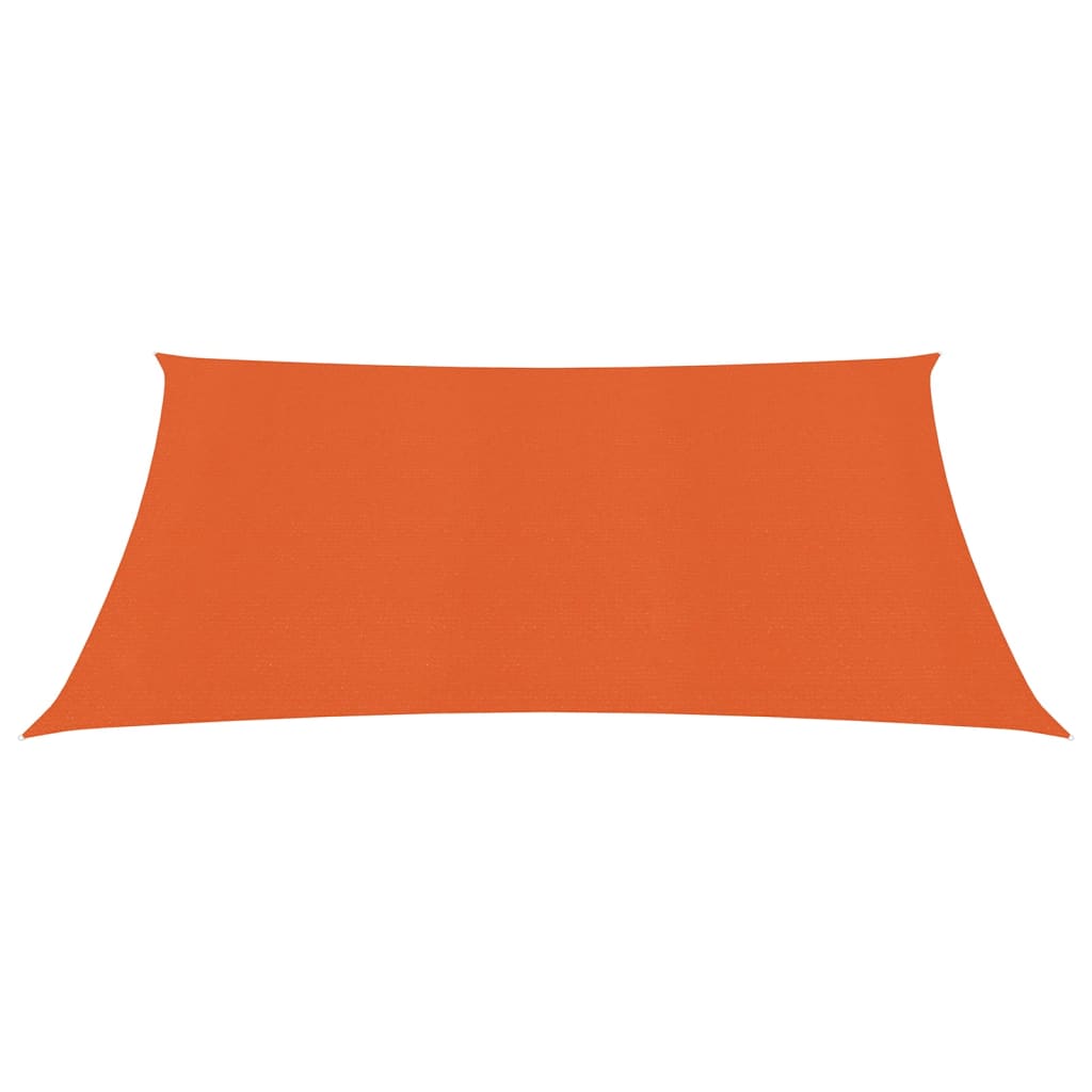 Sunshade Sail 160 g/m² Orange 2x2.5 m HDPE