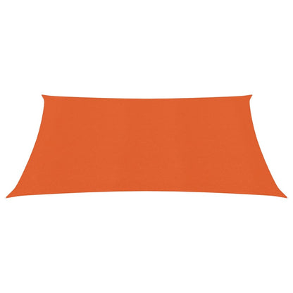 Sunshade Sail 160 g/m² Orange 2x2.5 m HDPE