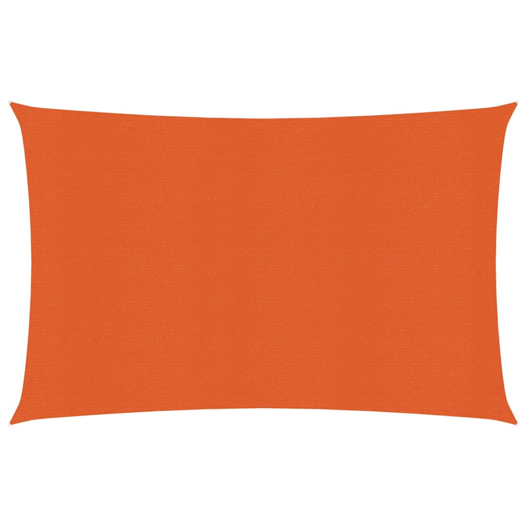 Sunshade Sail 160 g/m² Orange 2x3 m HDPE