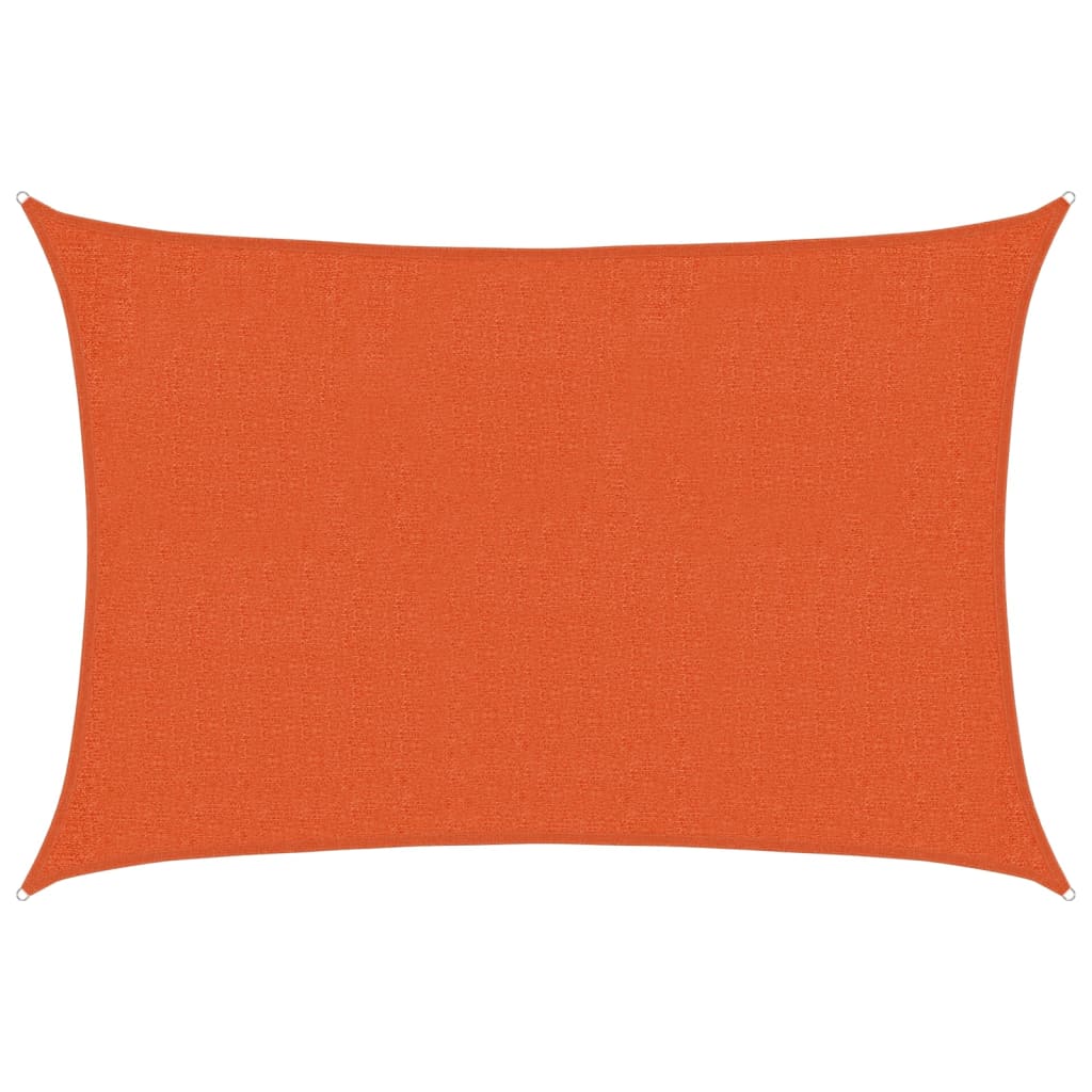 Sunshade Sail 160 g/m² Orange 2x3 m HDPE