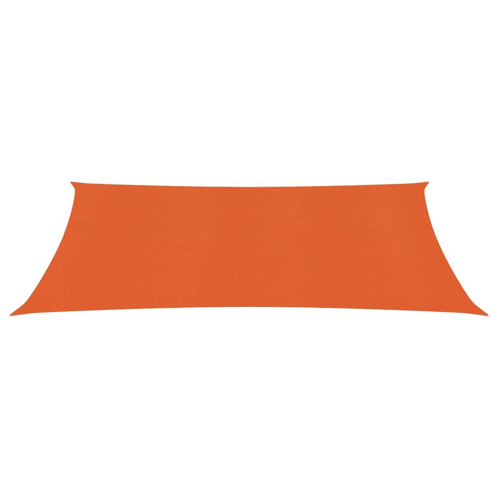 Sunshade Sail 160 g/m² Orange 2x5 m HDPE