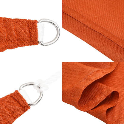 Sunshade Sail 160 g/m² Orange 2x5 m HDPE