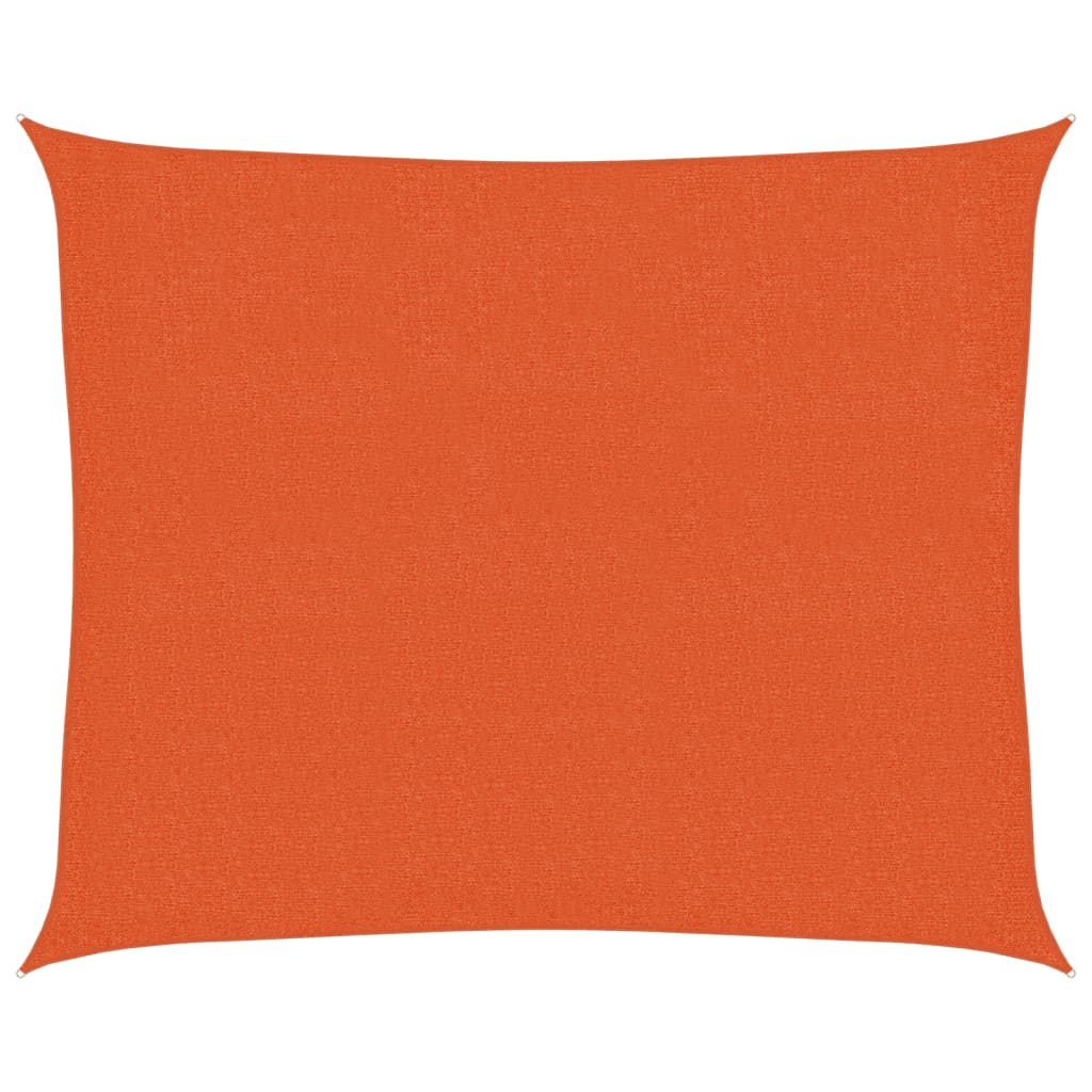 Sunshade Sail 160 g/m² Orange 2.5x3 m HDPE