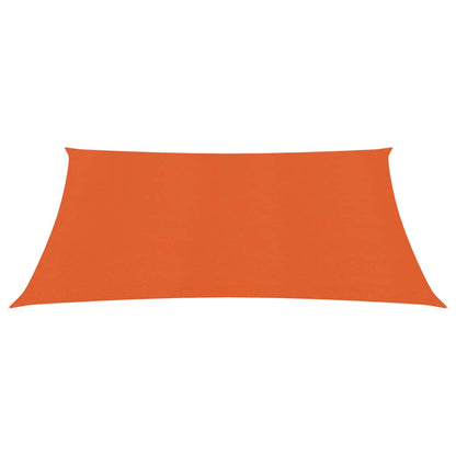 Sunshade Sail 160 g/m² Orange 2.5x3 m HDPE