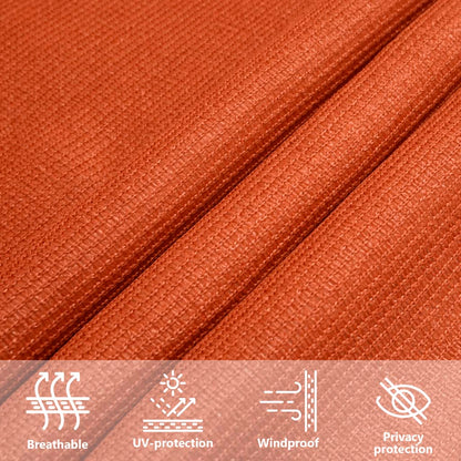 Sunshade Sail 160 g/m² Orange 2.5x3 m HDPE