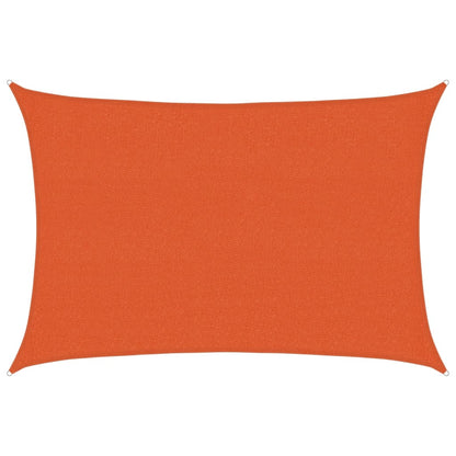 Sunshade Sail 160 g/m² Orange 2.5x3.5 m HDPE