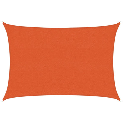 Sunshade Sail 160 g/m² Orange 2.5x3.5 m HDPE